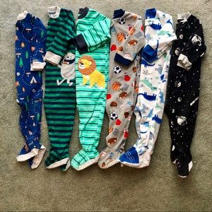 Carters 6 piece sleep &play pajama bundle